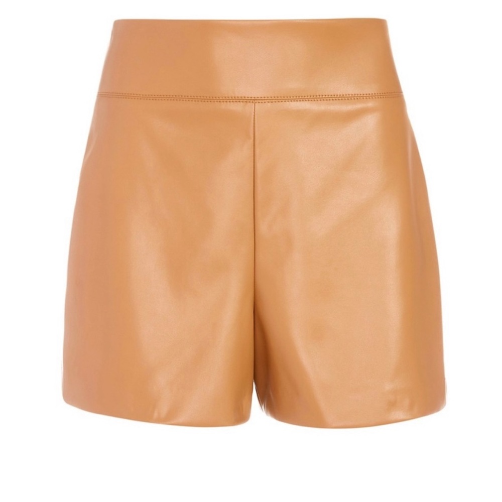 VEGAN LEATHER DONALD SHORTS